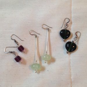 Beautiful Swarovski crystal & glass bead earrings